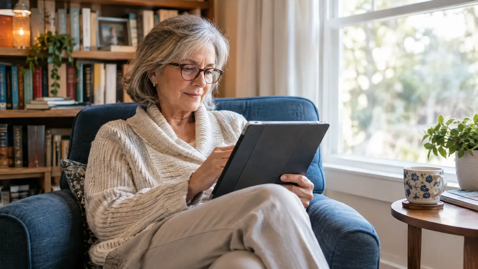 The Retired Librarian Who Finally Wrote in Her E-Books